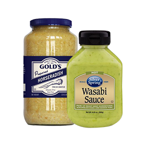 Horseradish and Wasabi