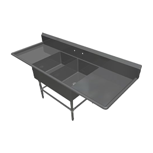 Pro Bowl One Compartment Sink With Drainboard