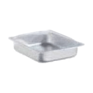 Cadco Stainless Steel Steam Pans with Clear Lids