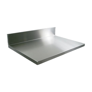 Stainless Steel Countertop With 5 Inch Backsplash