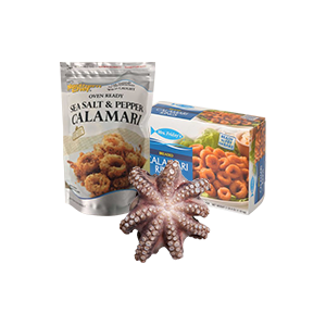 Frozen Calamari and Octopus
