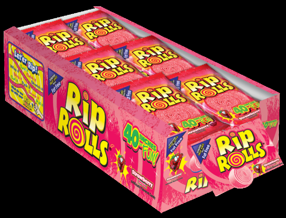 Rip Rolls, Strawberry, 1.4 Ounce -- 288 Per Case