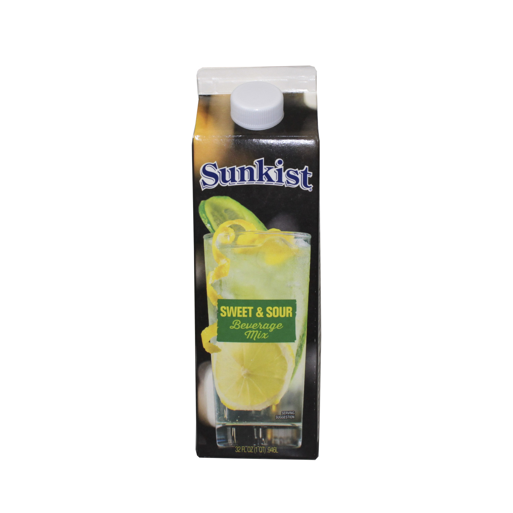 Sunkist Sweet and Sour Beverage Mix, 32 Ounce -- 12 per case