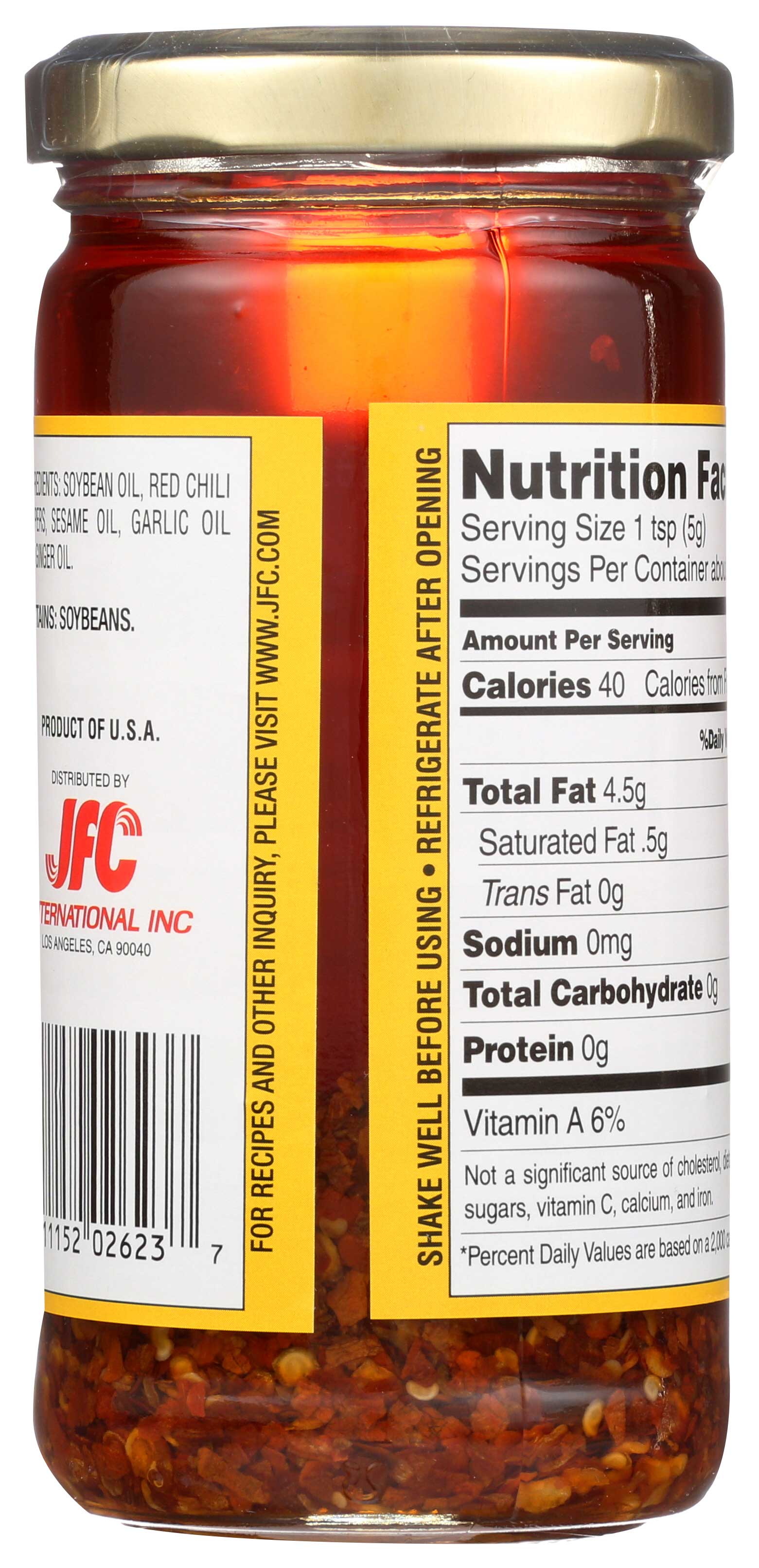 Dynasty Hot Chili Oil, 5.5 Ounce -- 12 Per Case
