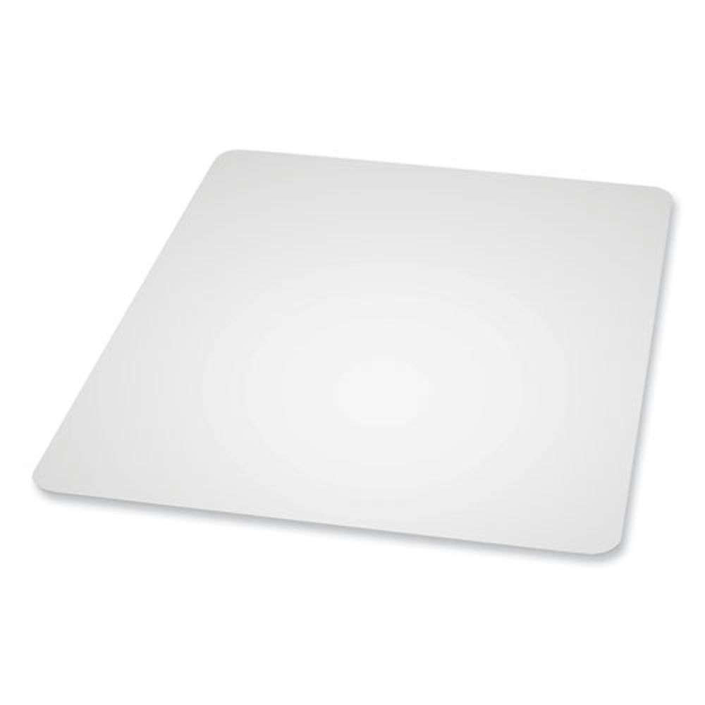 Es Robbins Everlife Clear Square Textured Chair Mat For Hard Floors, 60 X 60 Inch