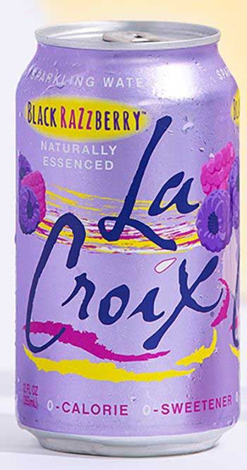 La Croix Black Razzberry Sparkling Water, 12 Fluid Ounce - 12 per pack -- 2 packs per case