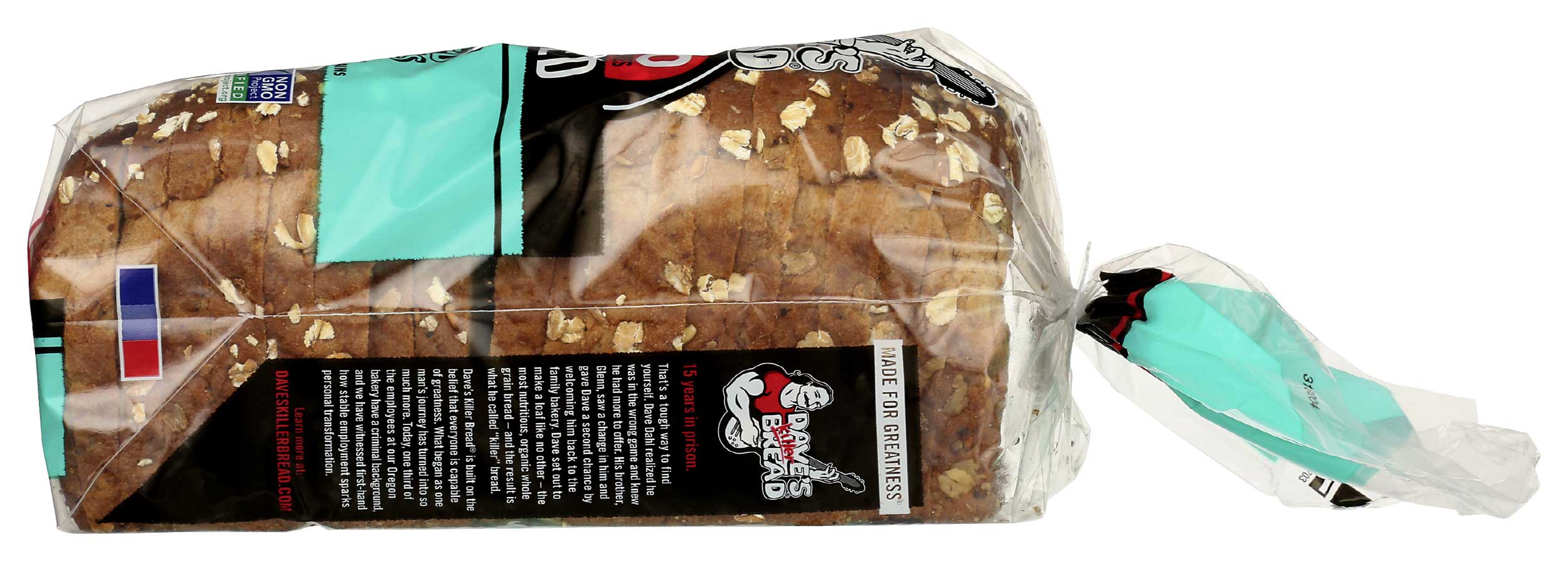Daves Killer Bread Organic Thin Sliced Sprouted Whole Grain Bread, 20.5 Ounce -- 10 per case
