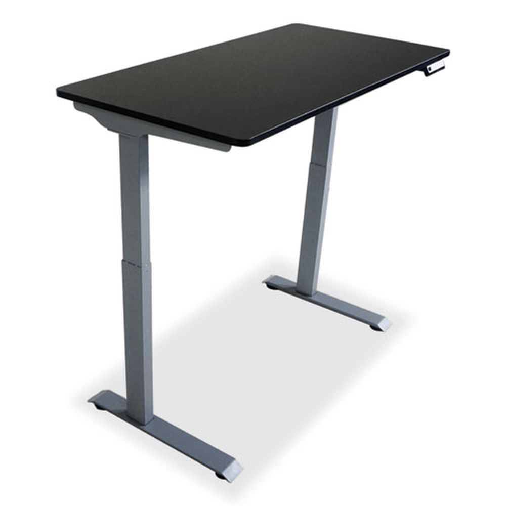 Victor Black Electric Height Adjustable Standing Desk, 48 X 23.6 X 28.7 To 48.4 Inch