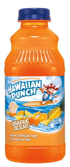 Hawaiian Punch, Orange Ocean, 32 Fluid Ounce -- 12 Per Case