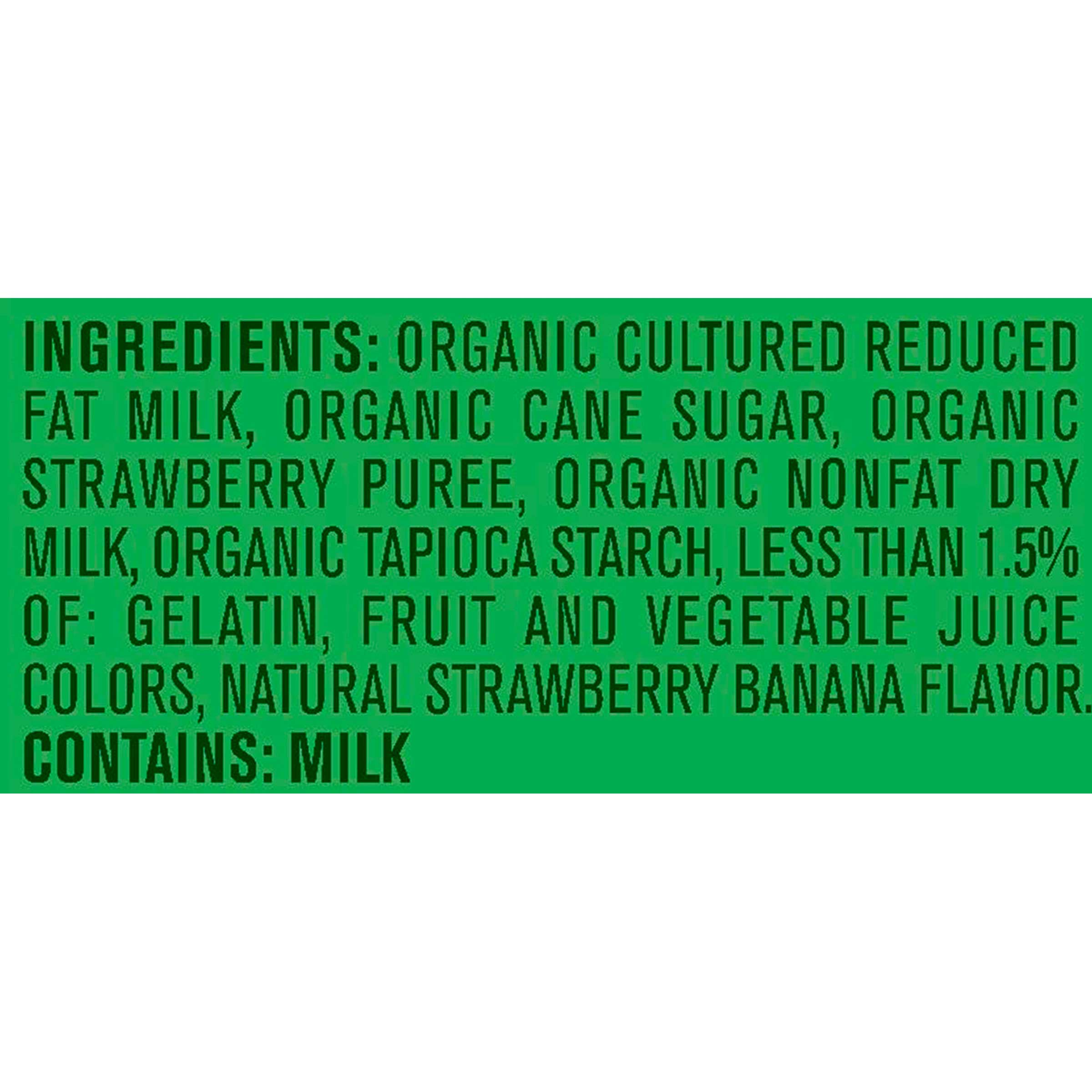 Gerber Yogurt Melts Organic Banana Strawberry Snacks, 1 Ounce -- 7 per case.