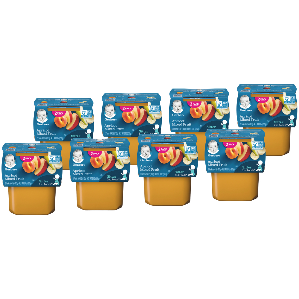 Apricot mixed sale fruit gerber