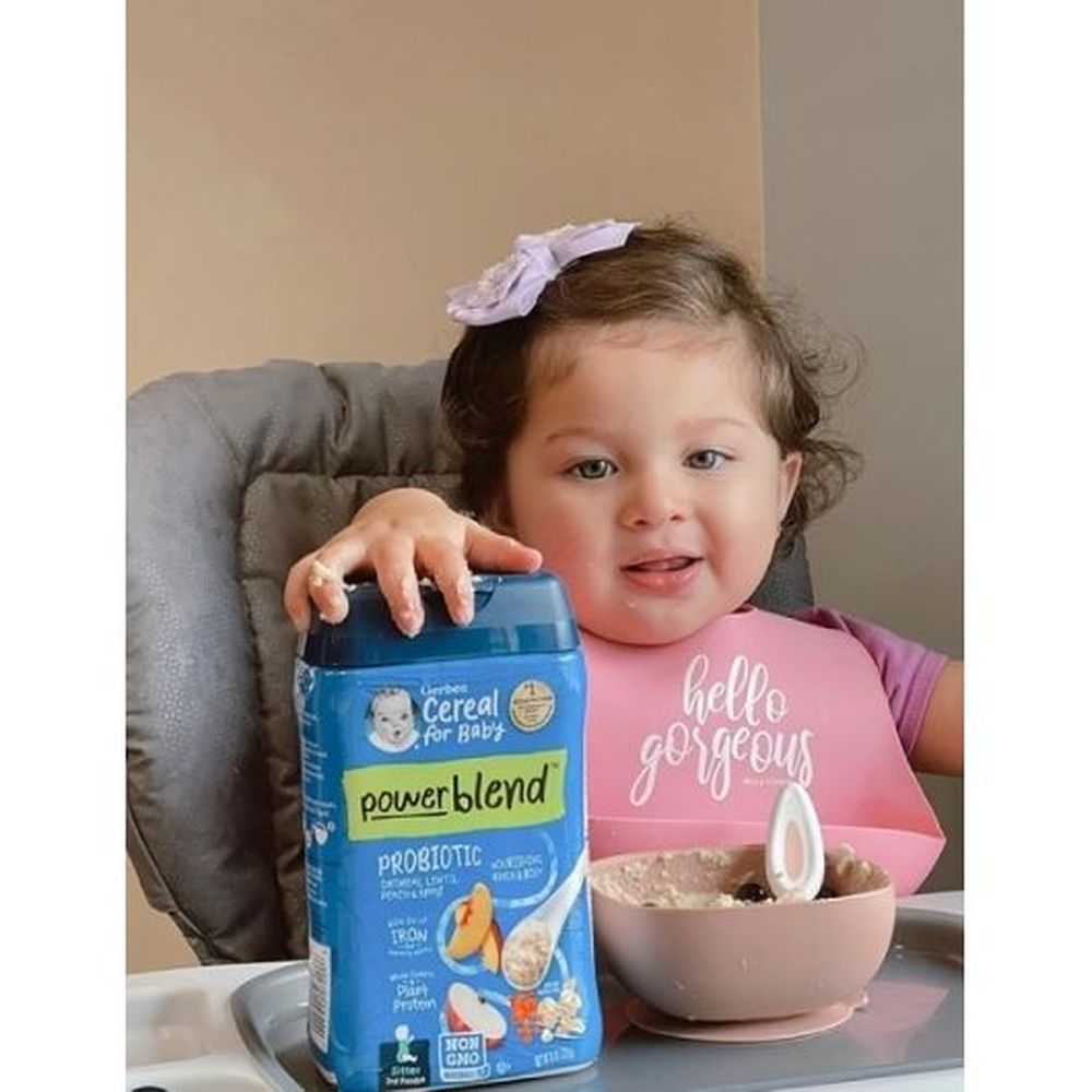 Power Blend Gerber Oatmeal Probiotic Power Blend Gerber Cereal - Main Image
