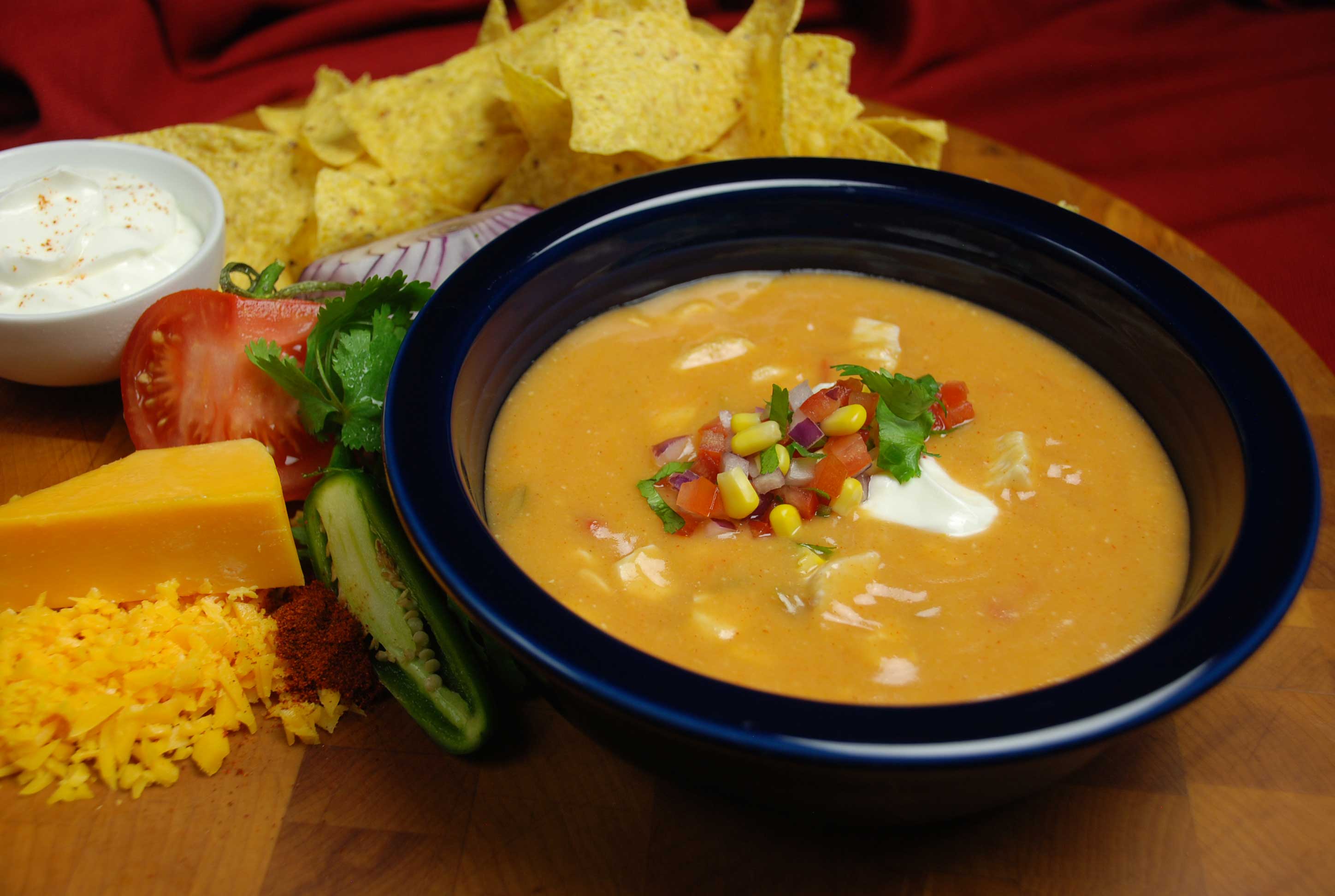 Taste Traditions Frozen Cheesy Chicken Tortilla Soup, 8 Pound -- 2 Per Case