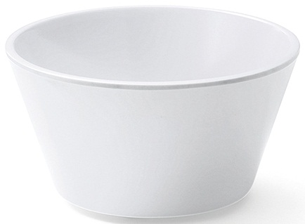 GET Enterprises Melamine White Bowl, 8 Ounce -- 48 per case