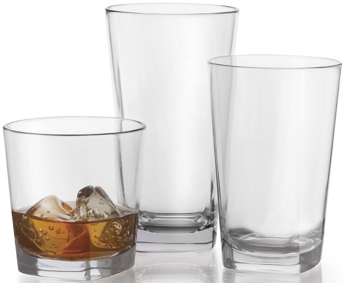 Get Enterprises San Clear Beverage Glass, 12 Ounce -- 24 Per Case