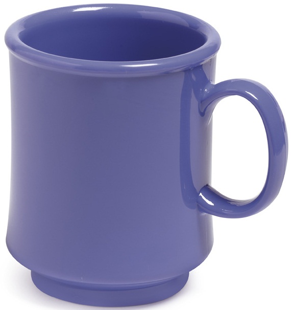 Get Enterprises Taza Apilable De Tritan Azul Pavo Real, 8 Onzas -- 24 Por Caja