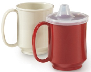 Get Enterprises Tritan Rainforest Green Single Handle Mug, 8 Ounce -- 24 Per Case