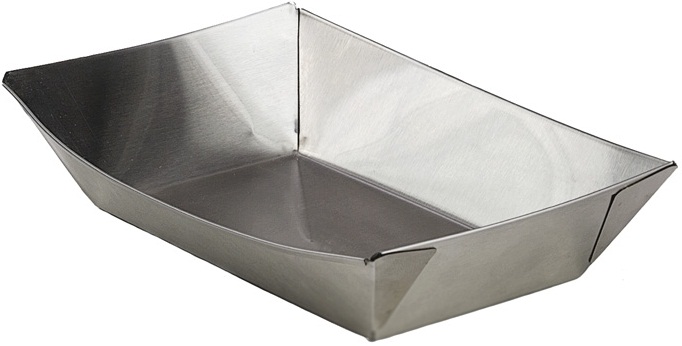 Get Enterprises Stainless Steel Boat Tray, 9.5 X 6 Inch -- 12 Per Case
