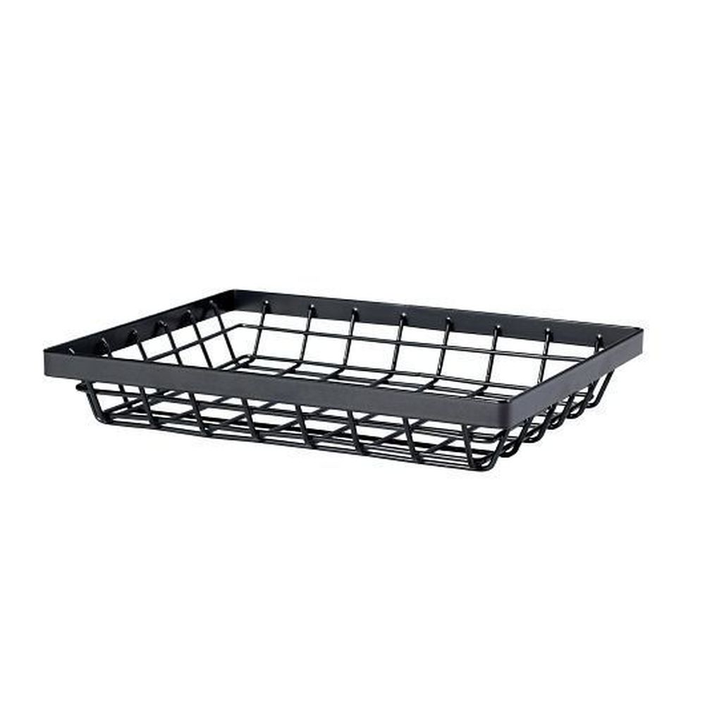Get Enterprises Grey Rectangle Metal Basket, 12 Count