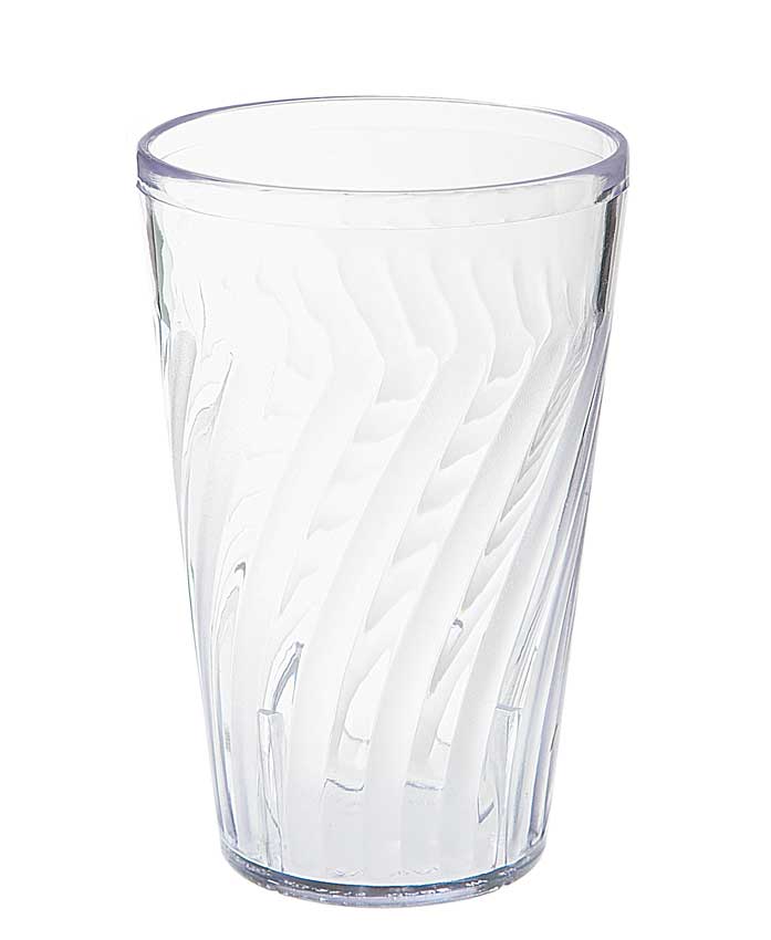 Get Enterprises San Plastic Tahitian Clear Tumbler, 12 Ounce -- 72 Per Case