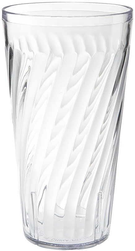 Get Enterprises San Plastic Tahiti Clear Tumbler, 32 Ounce -- 72 Per Case