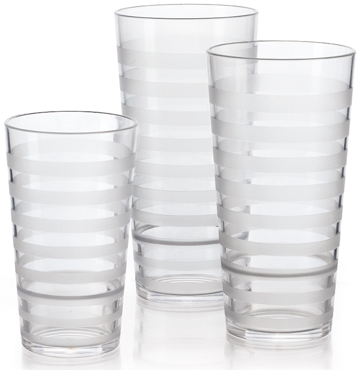 Get Enterprises Orbis San Clear Tumbler, 12 Ounce -- 24 Per Case