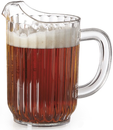 Get Enterprises San Clear Pitcher, 60 Ounce -- 12 Per Case
