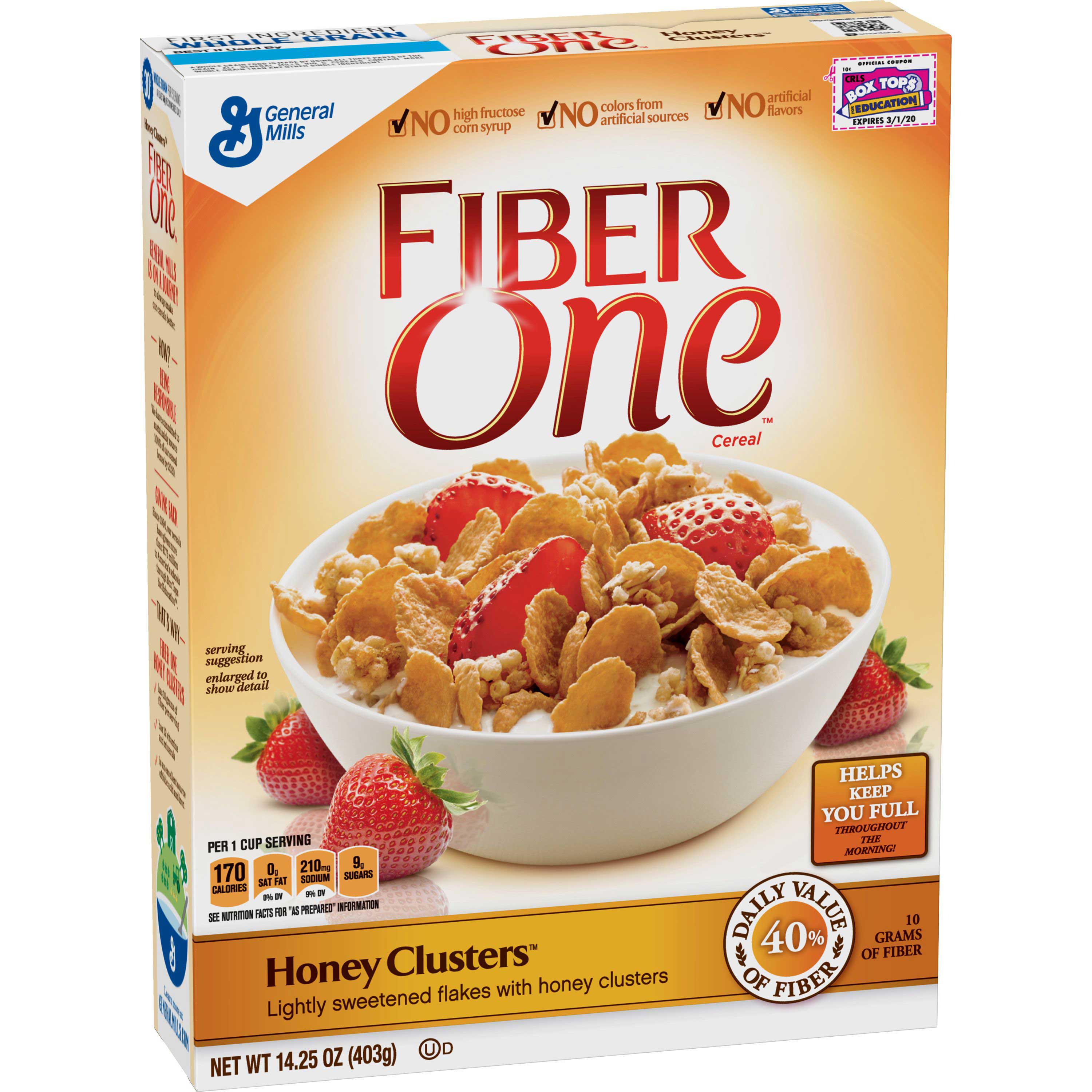 Fiber One Honey Clusters Cereal Case