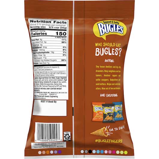 Bugles Sweet And Salty Caramel Crispy Corn Snacks, 3.5 Ounce -- 7 Per Case