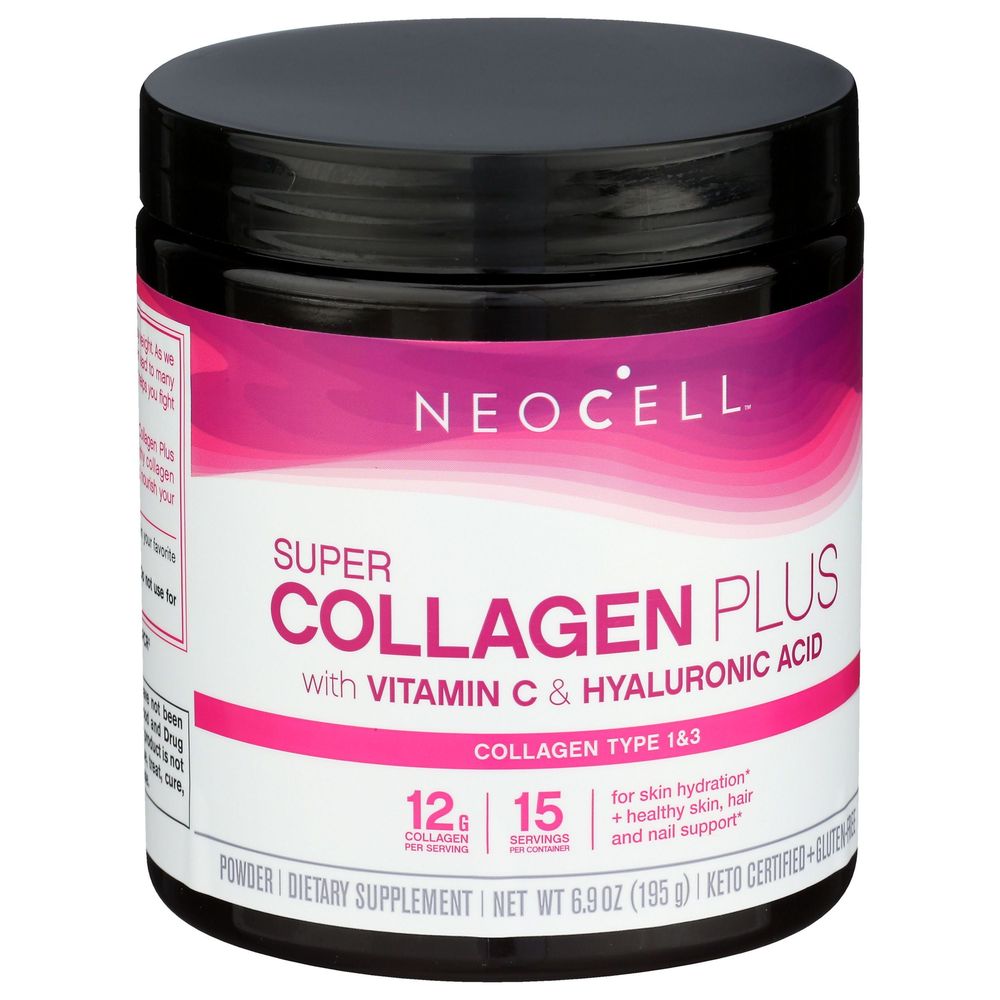 Neocell Super Collagen Plus With Vitamin C And Hyaluronic Acid, 6.9 Ounce