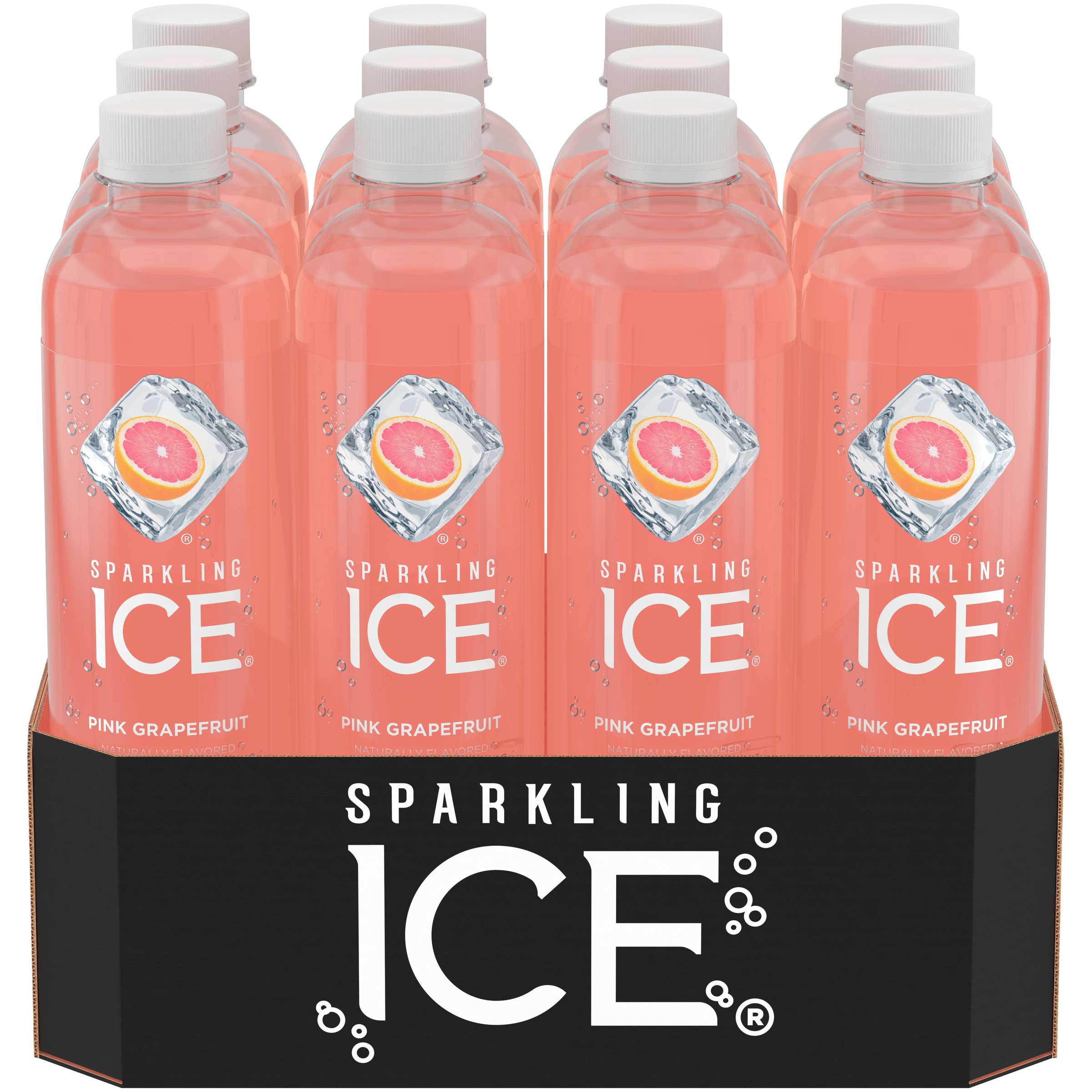 Sparkling Ice Pink Grapefruit Beverage, 17 Ounce -- 12 Per Case