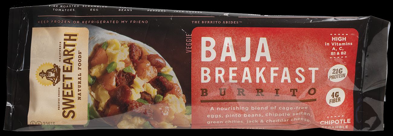 Sweet Earth Baja Breakfast Burrito, 7 Ounce -- 12 per case