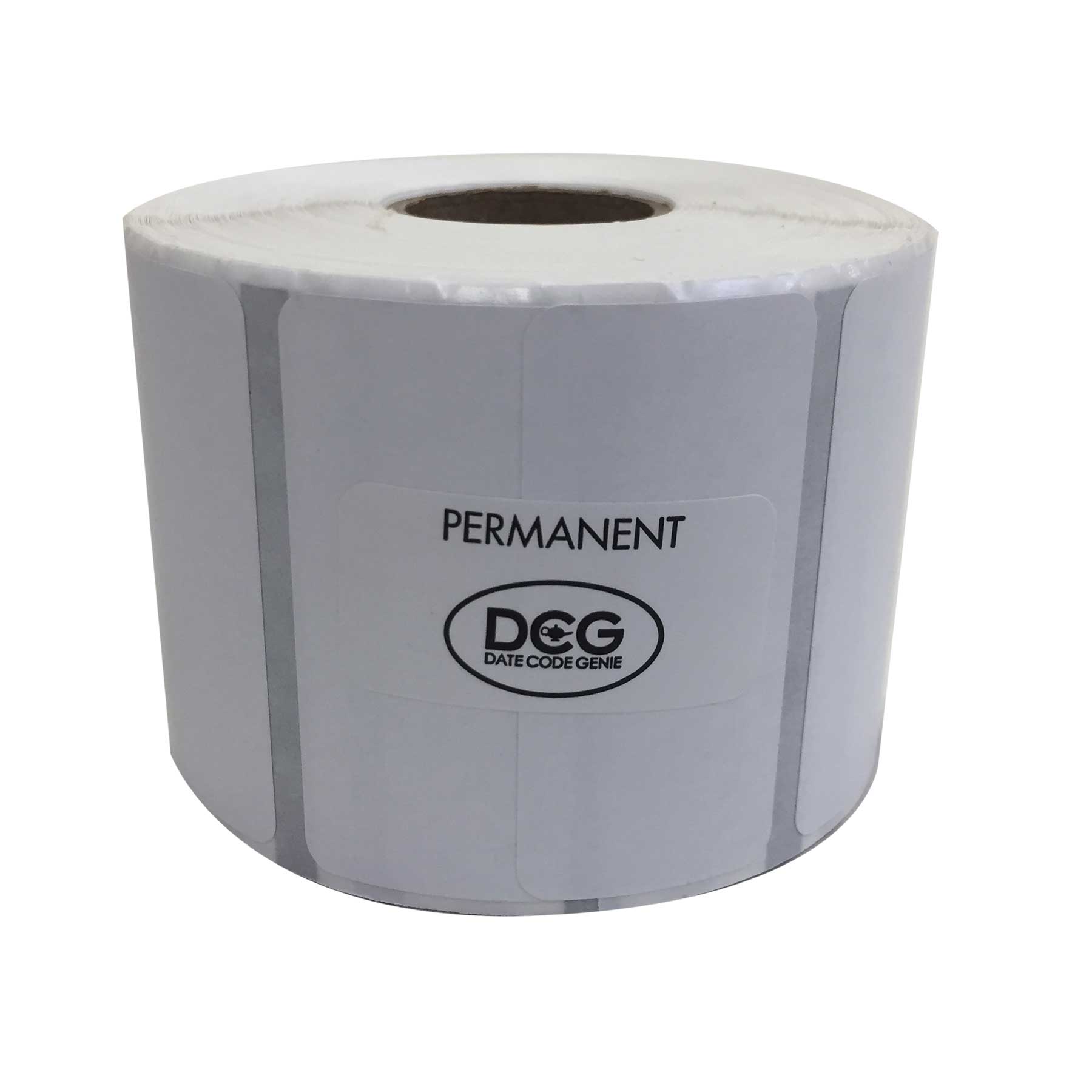 Ncco Date Code Genie Blank Permanent Label Roll, 2 X 1 Inch -- 4 Per Case