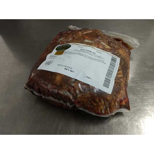Ada Valley Gourmet Foods Peppercorn Rare Half Beef Prime Rib, 7.5 Pound -- 2 Per Case