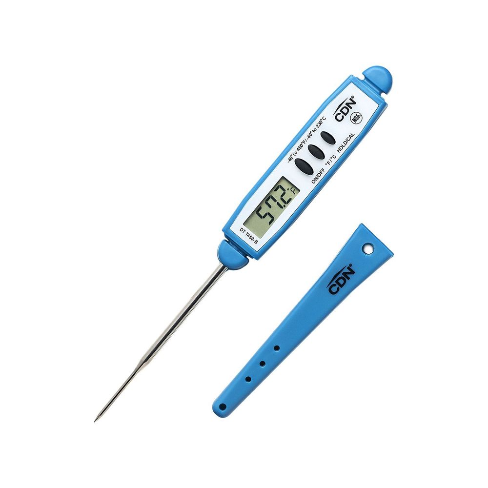 CDN Thin Tip Pocket Thermometer - Blue