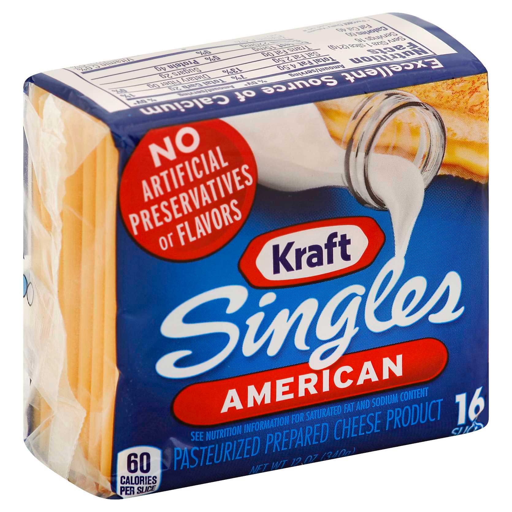 Kraft Singles American Sliced Cheese Case FoodServiceDirect