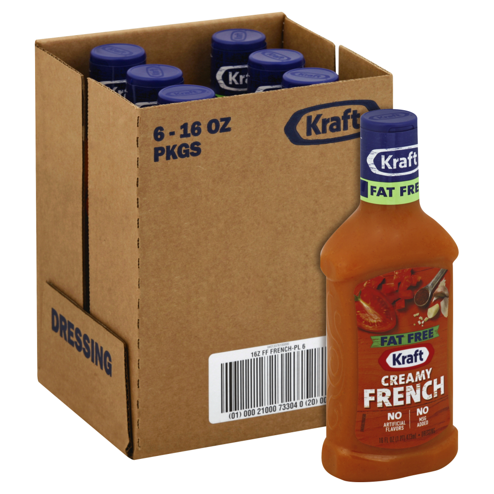 Kraft French Fat Free Dressing Case FoodServiceDirect