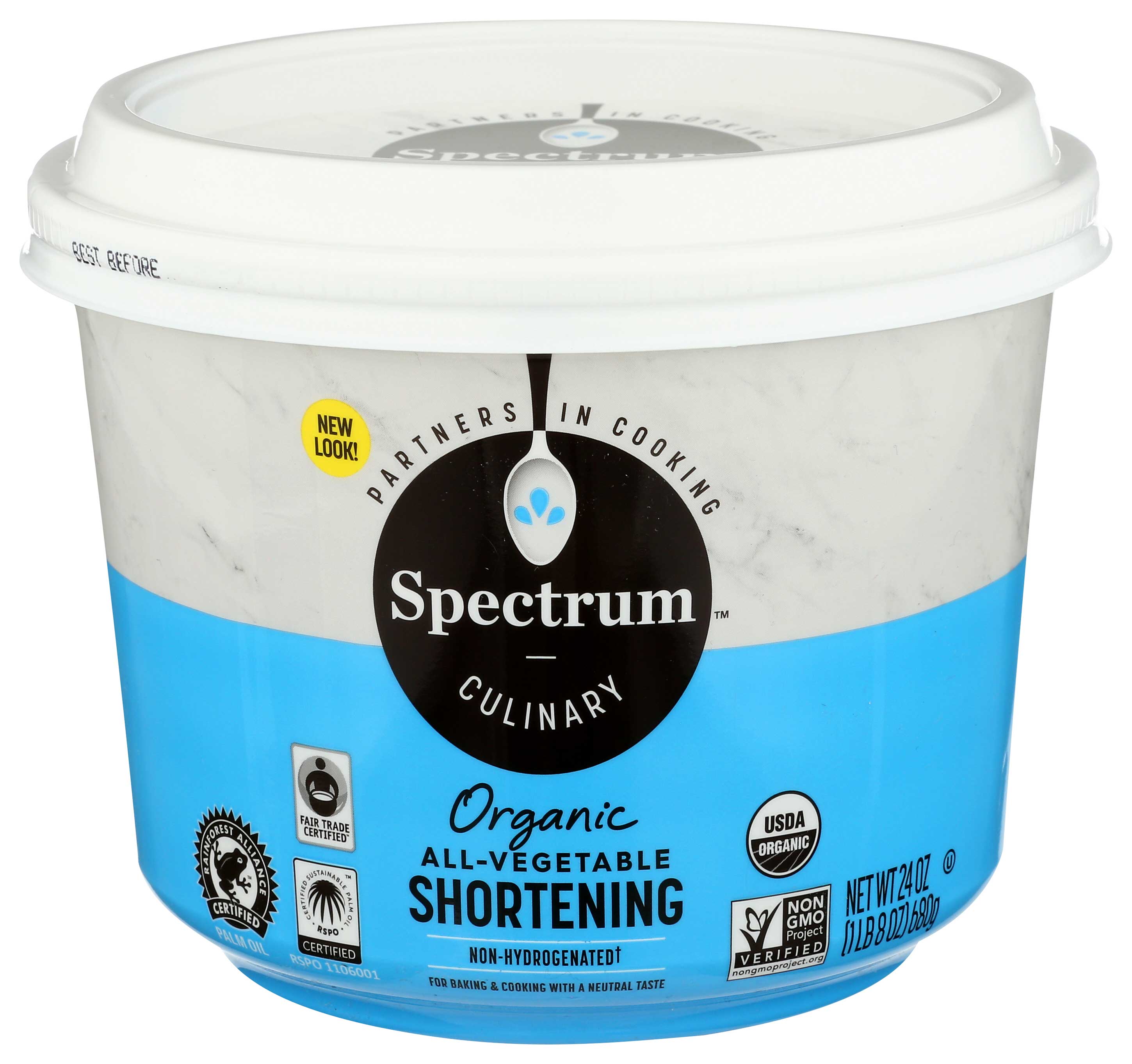Spectrum Organic All Vegetable Shortening, 24 Ounce -- 12 Per Case