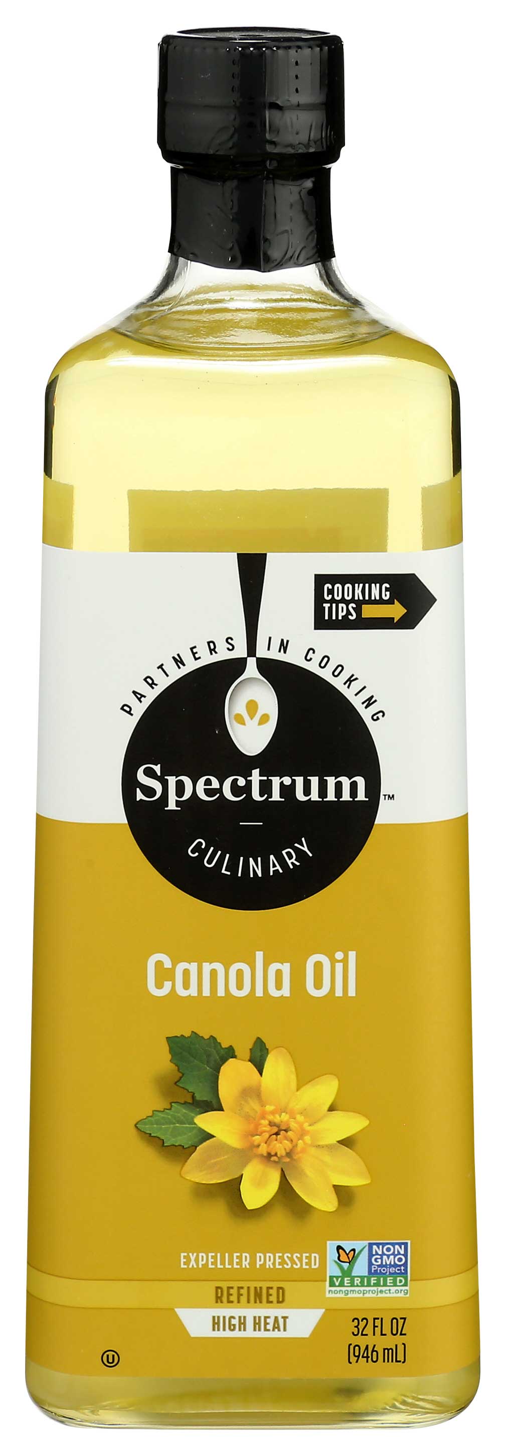 Spectrum Naturals Refined Canola Oil, 14 Ounce -- 12 Per Case