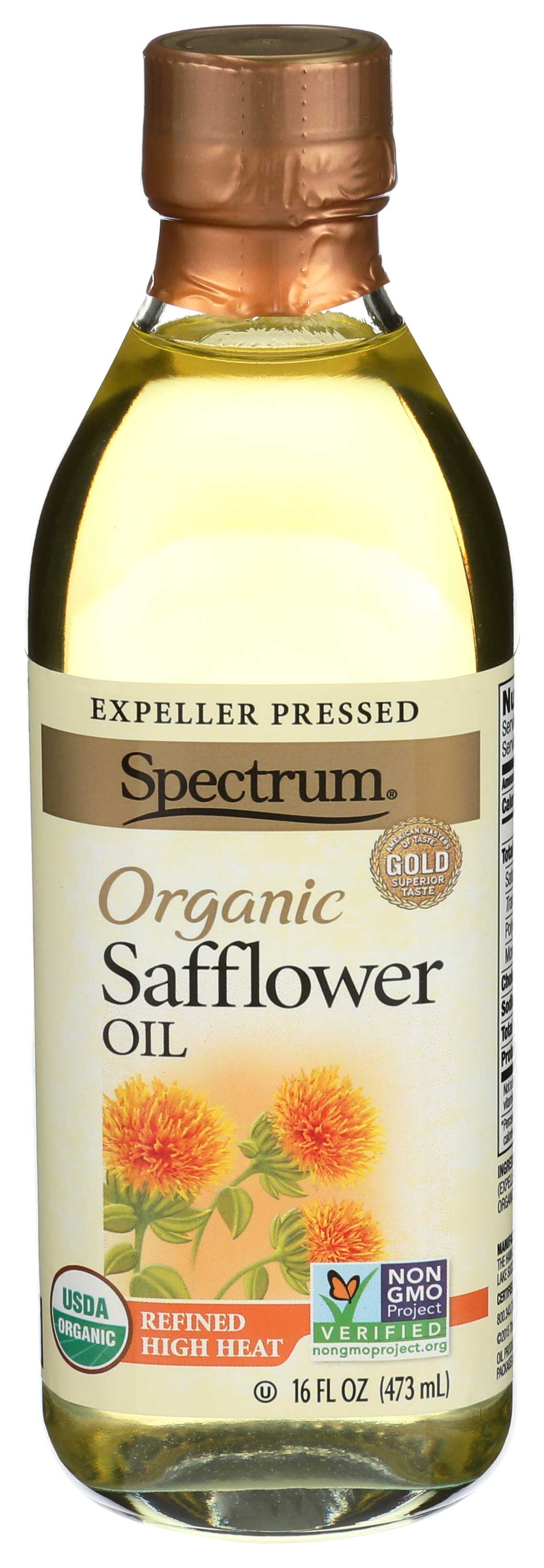 Spectrum Naturals Organic Refined Safflower Oil Case FoodServiceDirect