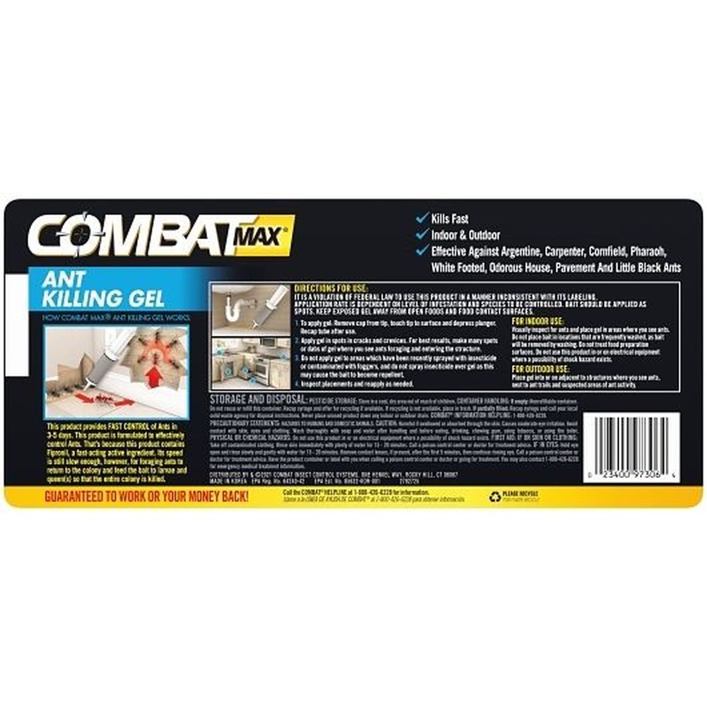 Combat Max Ant Killing Gel, 0.95 Ounce -- 12 Per Case