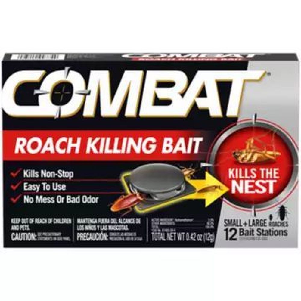 Combat Small And Large Roach Killing Bait, 0.42 Ounce -- 10 Per Case