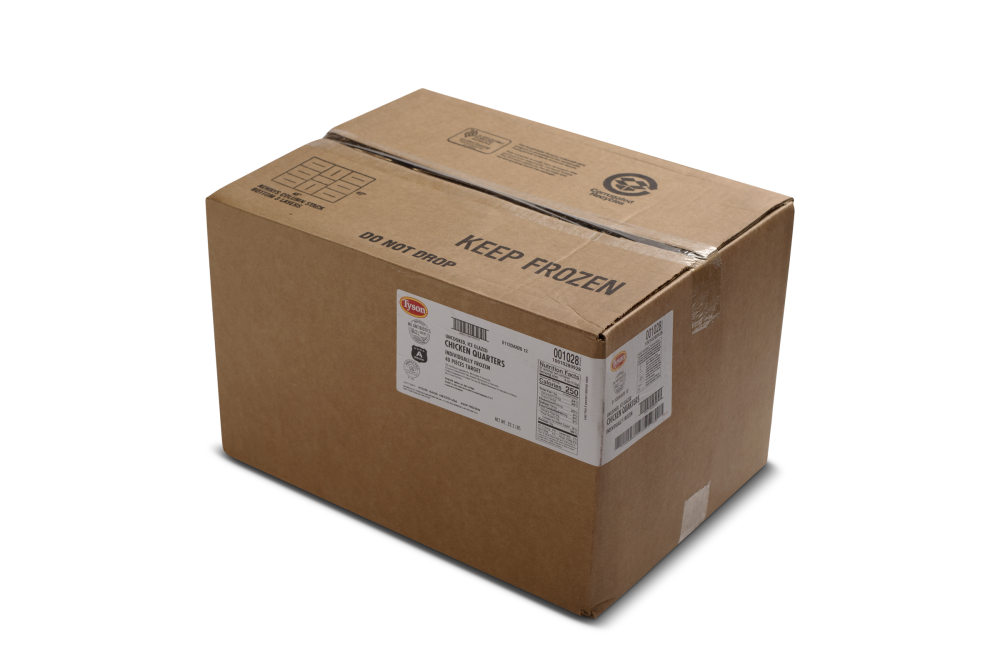 Andy Tyson Peterson　同時梱包割引 Tyson Quarter Medium Chicken Breast and Leg -- 48 per case.