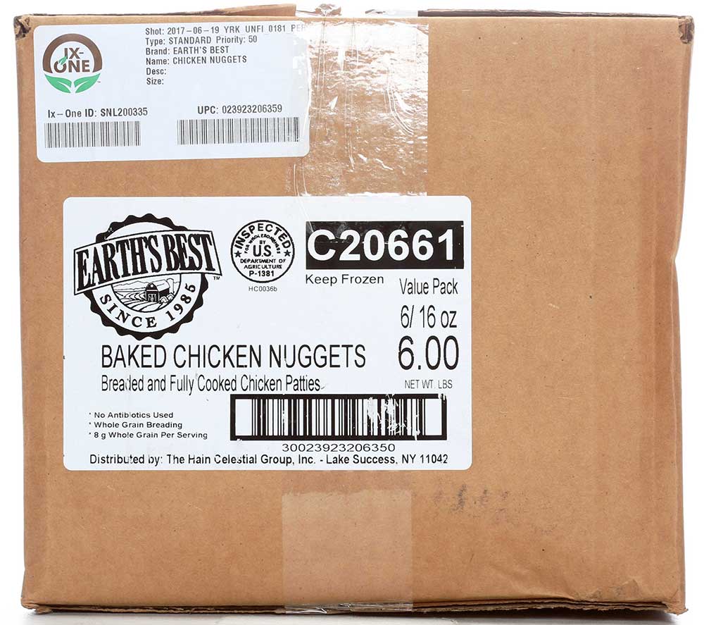 Earths Best Baked Chicken Nuggets for Kids, 16 Ounce -- 6 per case