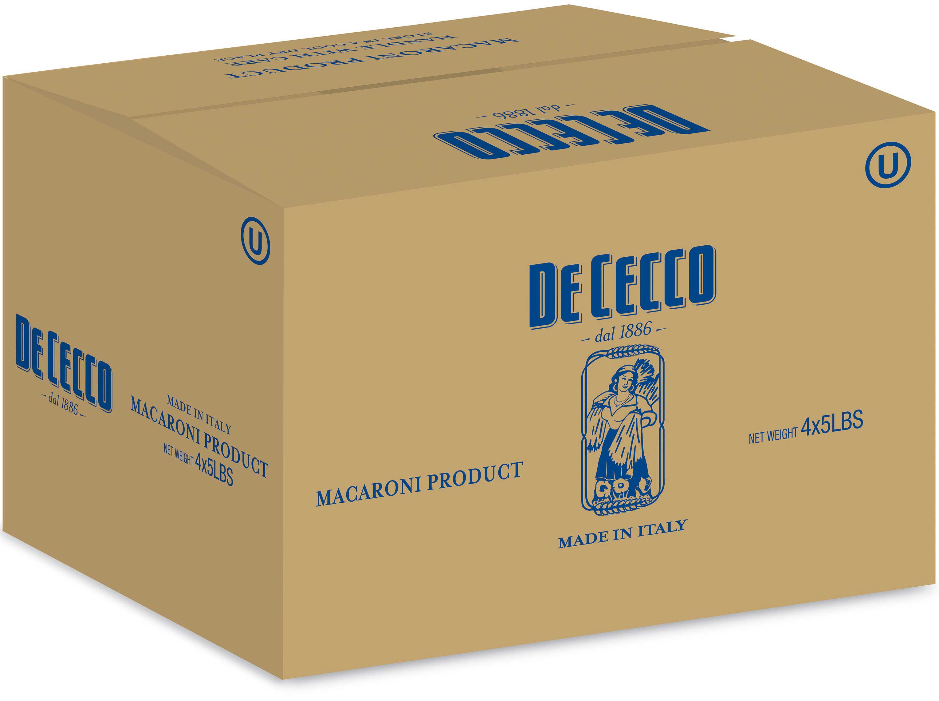 De Cecco No 81 Elbows Pasta, 5 Pound -- 4 per case