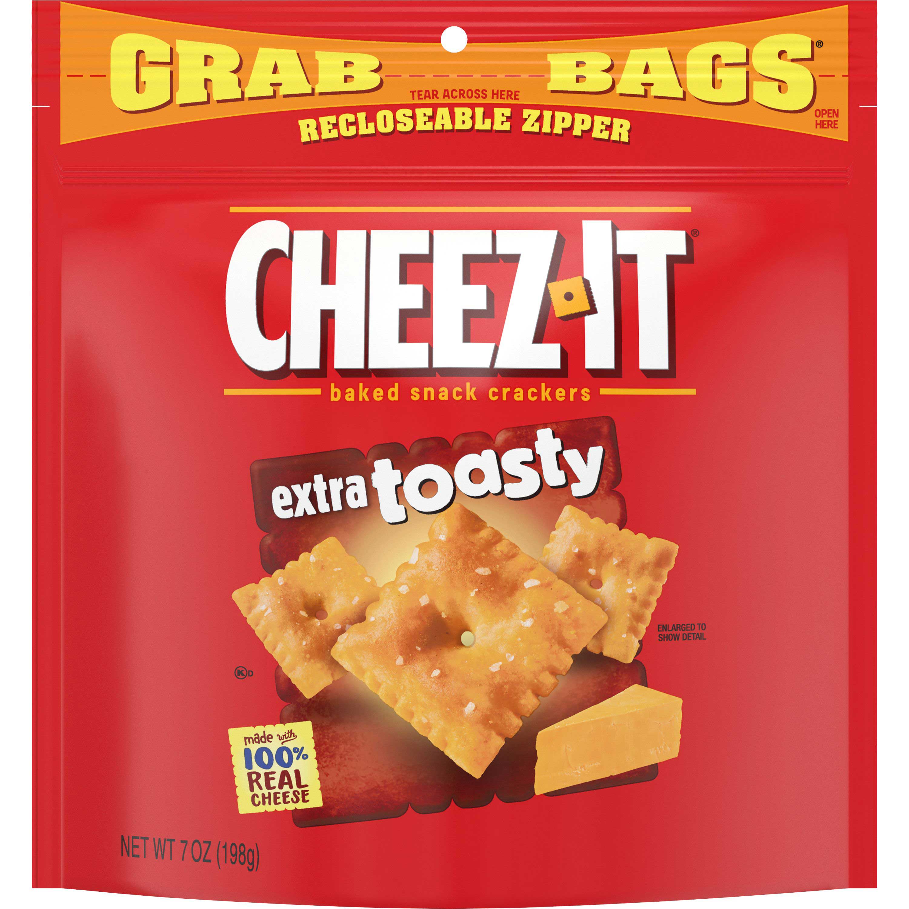 Kelloggs Cheez It Extra Toasty Cracker, 7 Ounce -- 6 per case