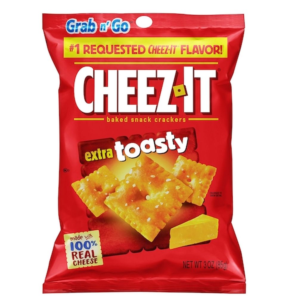 Cheez-It 3 Flavors Crackers, 3 Ounce -- 48 per case