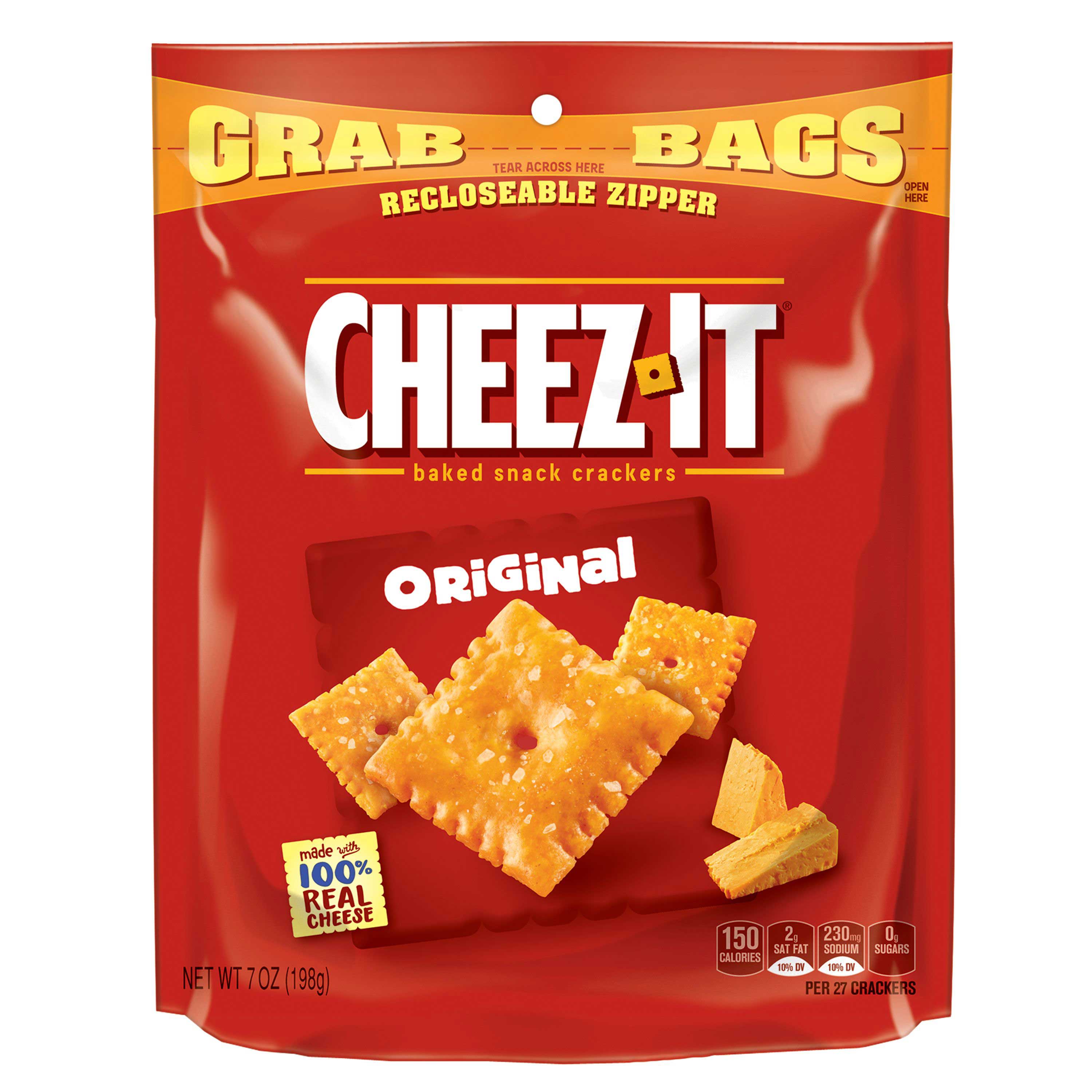 cheechee70ページ Cheez-It Crackers - 7 oz. grab bag, 6 per case