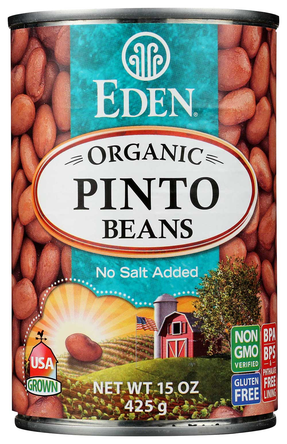 Eden Foods Pinto Beans, 15 Ounce -- 12 Per Case