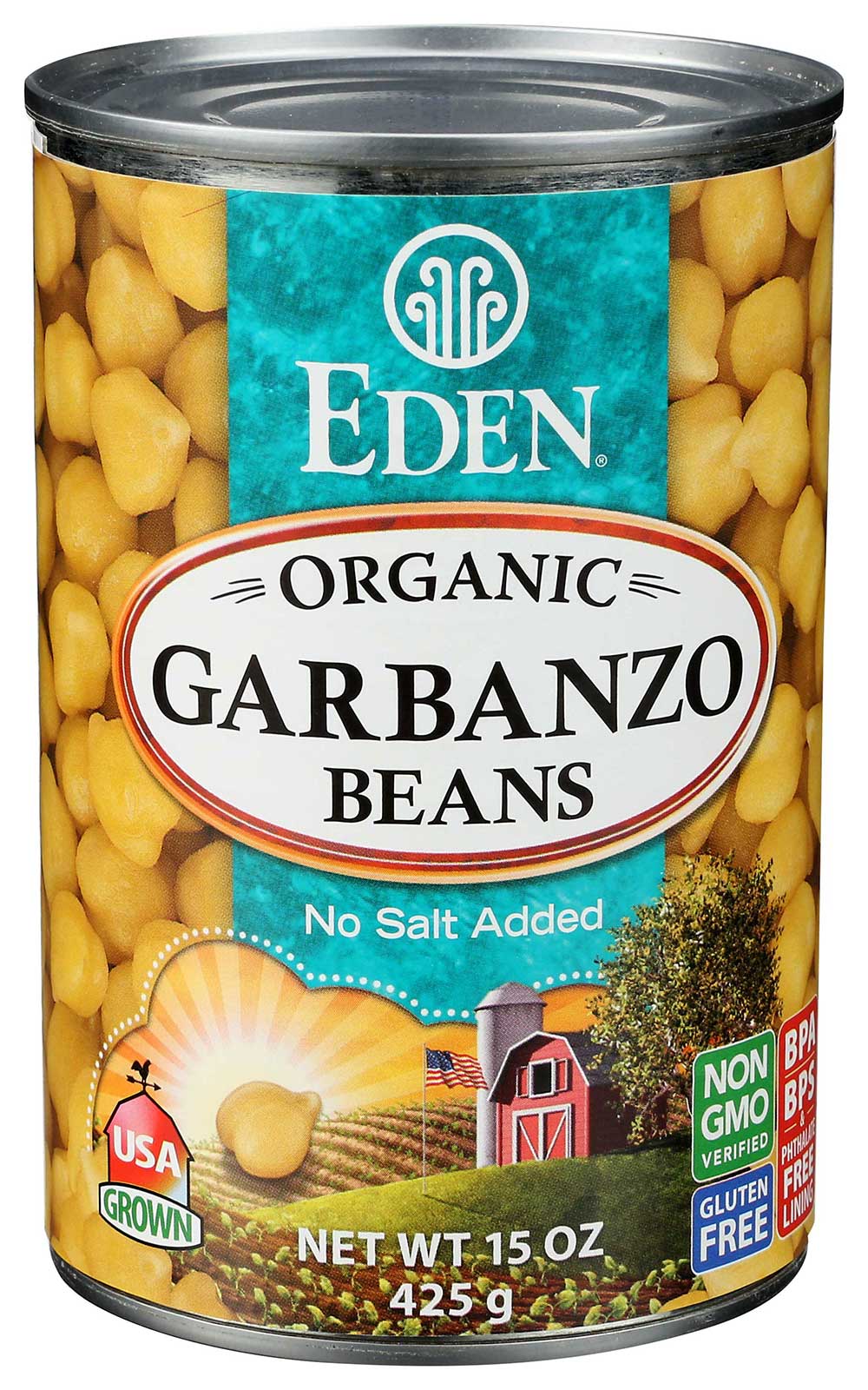 Eden Foods Organic Garbanzo Beans, 15 Ounce -- 12 Per Case